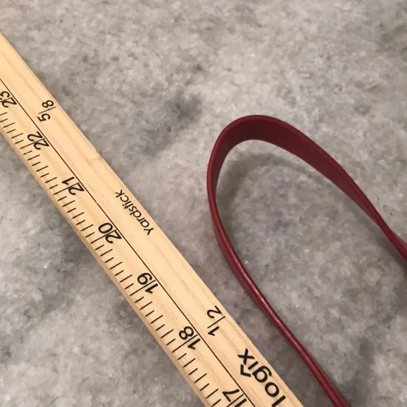 J Crew Crossbody Purse Womens Red Harper Leather Shoulder Bag Classic Bohemian - Picture 12 of 12